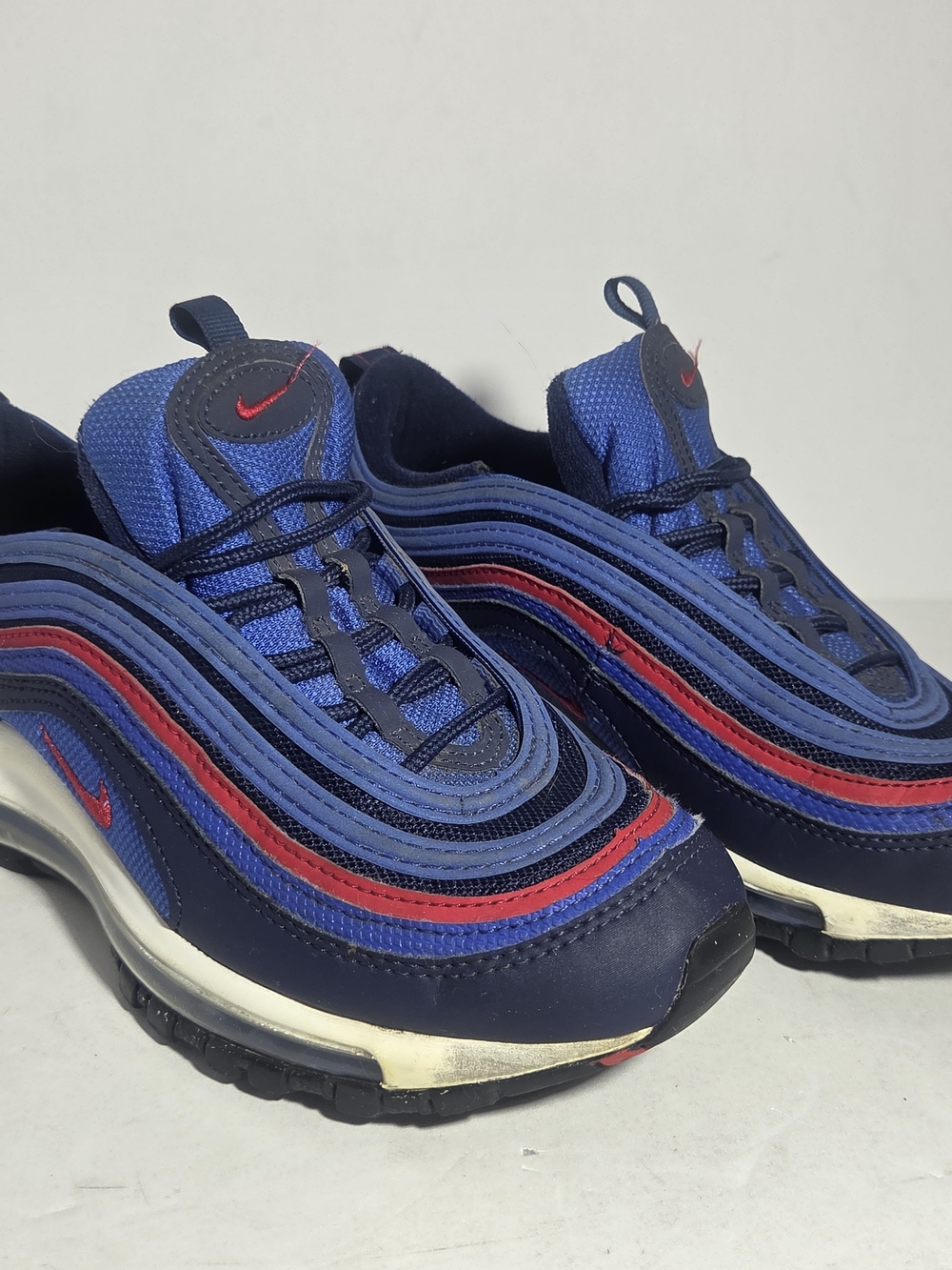 Nike Air Max 97 SE GS Spider-Man Navy Blue Red DQ4716-400 Youth 4.5Y Women 6